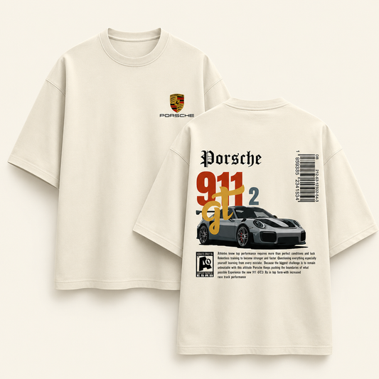 Porsche 911 GT2 Oversized Graphic Tee