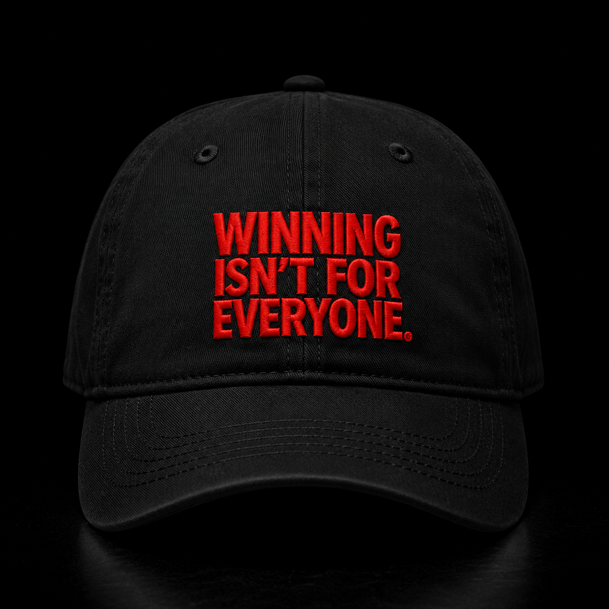 Winning Isn't For Everyone – Embroidered Dad Cap