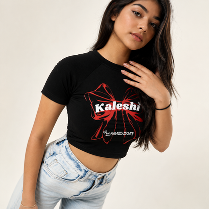 Kaleshi – No Kalesh, No Life Baby Crop Tee