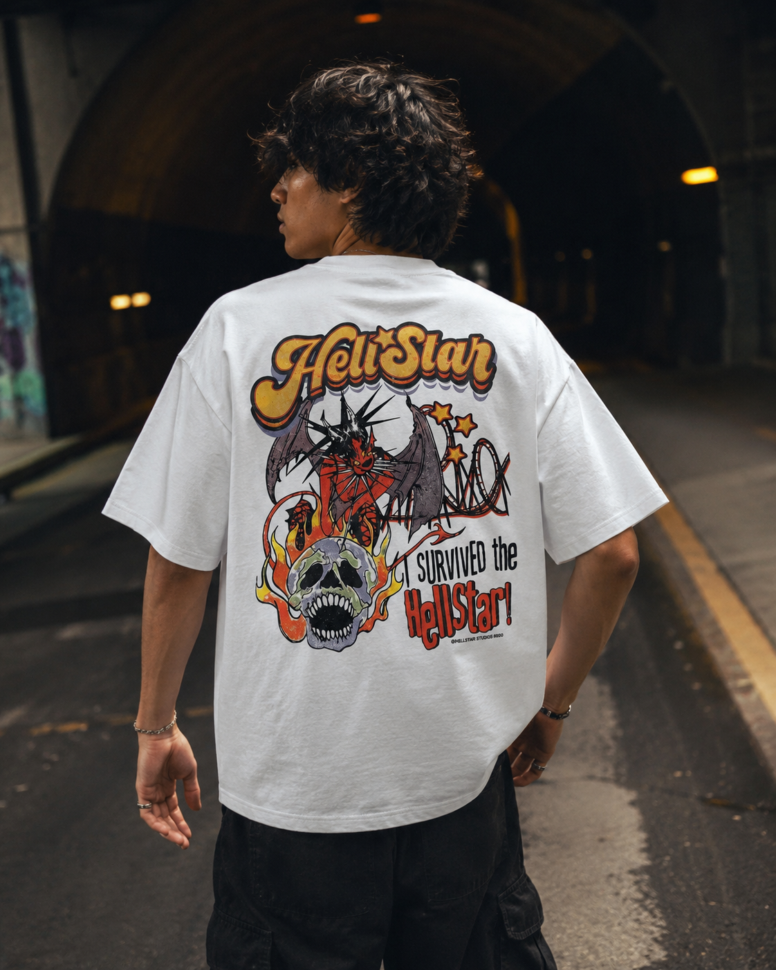 I Survived the HellStar – Oversized Graphic Tee
