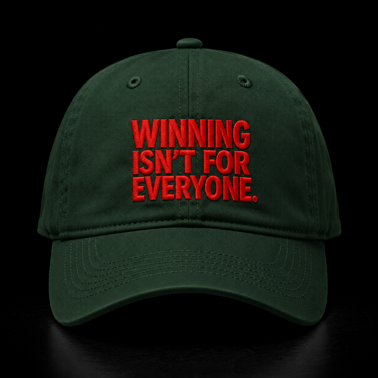 Winning Isn't For Everyone – Embroidered Dad Cap