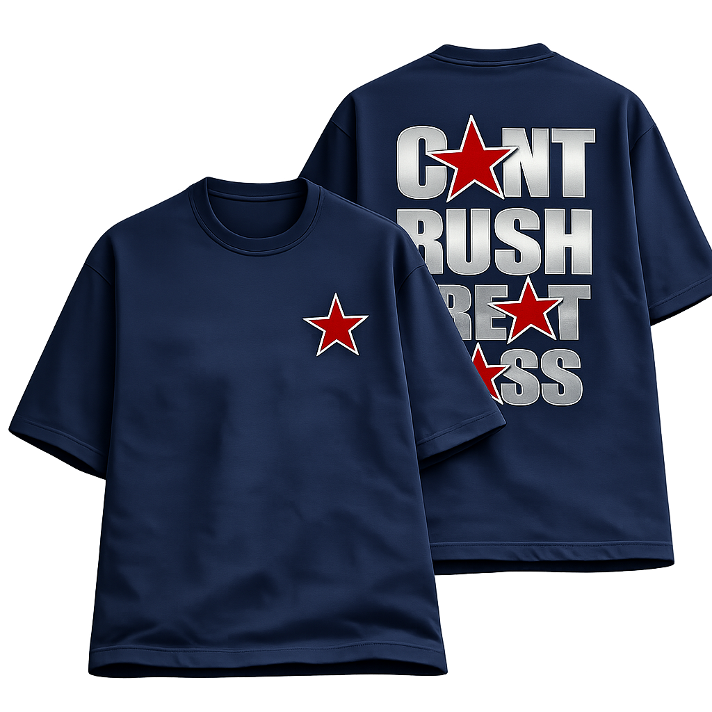 Can't Rush Greatness – Unisex Terry Oversized Tee
