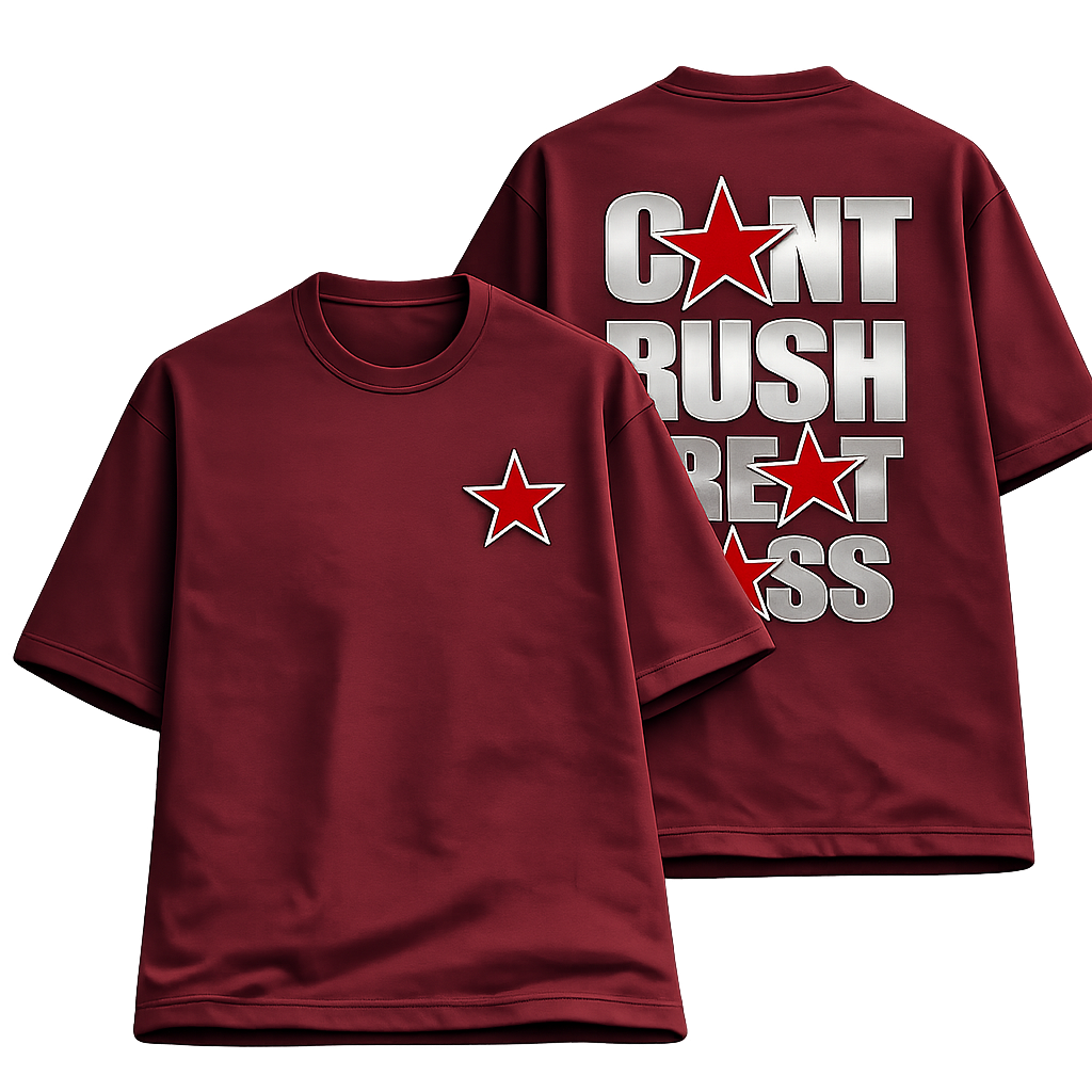 Can't Rush Greatness – Unisex Terry Oversized Tee