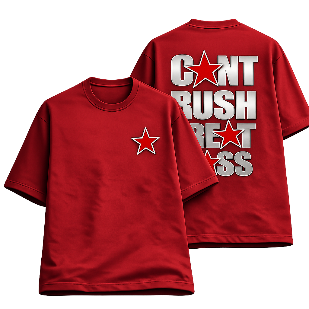 Can't Rush Greatness – Unisex Terry Oversized Tee
