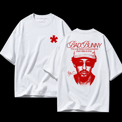 Bad Bunny – Terry Oversized Graphic Tee