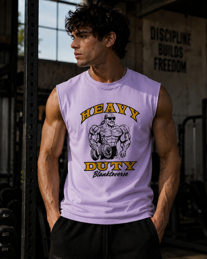 Heavy Duty Gym Tank Top – Sleeveless Workout Vest | Blanktoverse