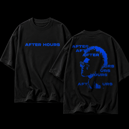 After Hours Oversized Graphic Tee – Front & Back Print | Blanktoverse
