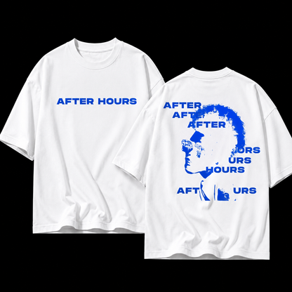 After Hours Oversized Graphic Tee – Front & Back Print | Blanktoverse