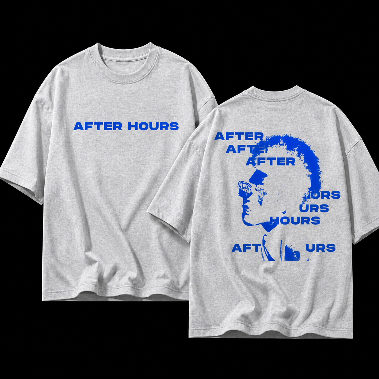 After Hours Oversized Graphic Tee – Front & Back Print | Blanktoverse