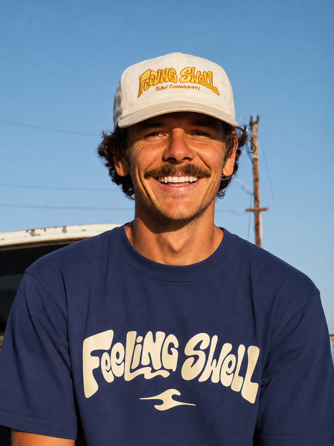 Feeling Swell – Surf Community Unisex Oversized Heavyweight Tee