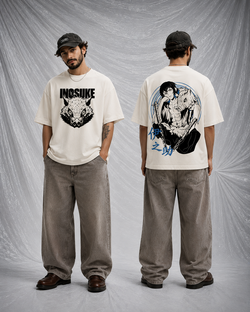 INOSUKE — BEAST BREATHING OVERSIZED TERRY TEE