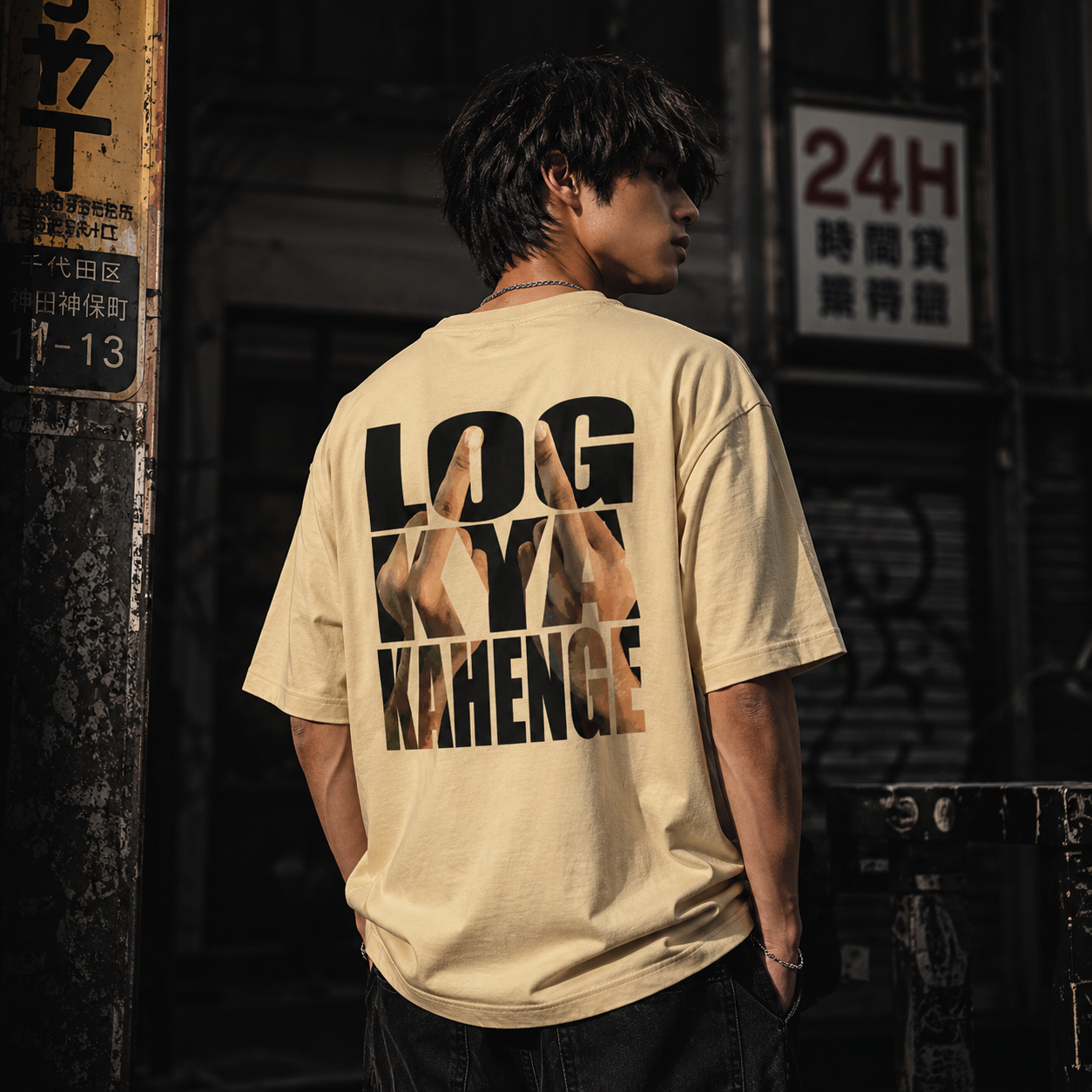 LOG KYA KAHENGE — OVERSIZED TEE