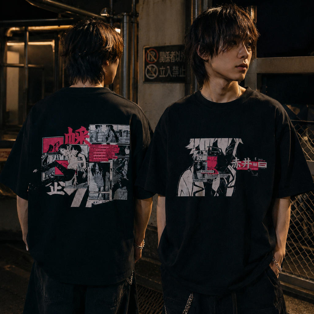 SHUICHI AKAI — DETECTIVE CONAN ANIME OVERSIZED TEE