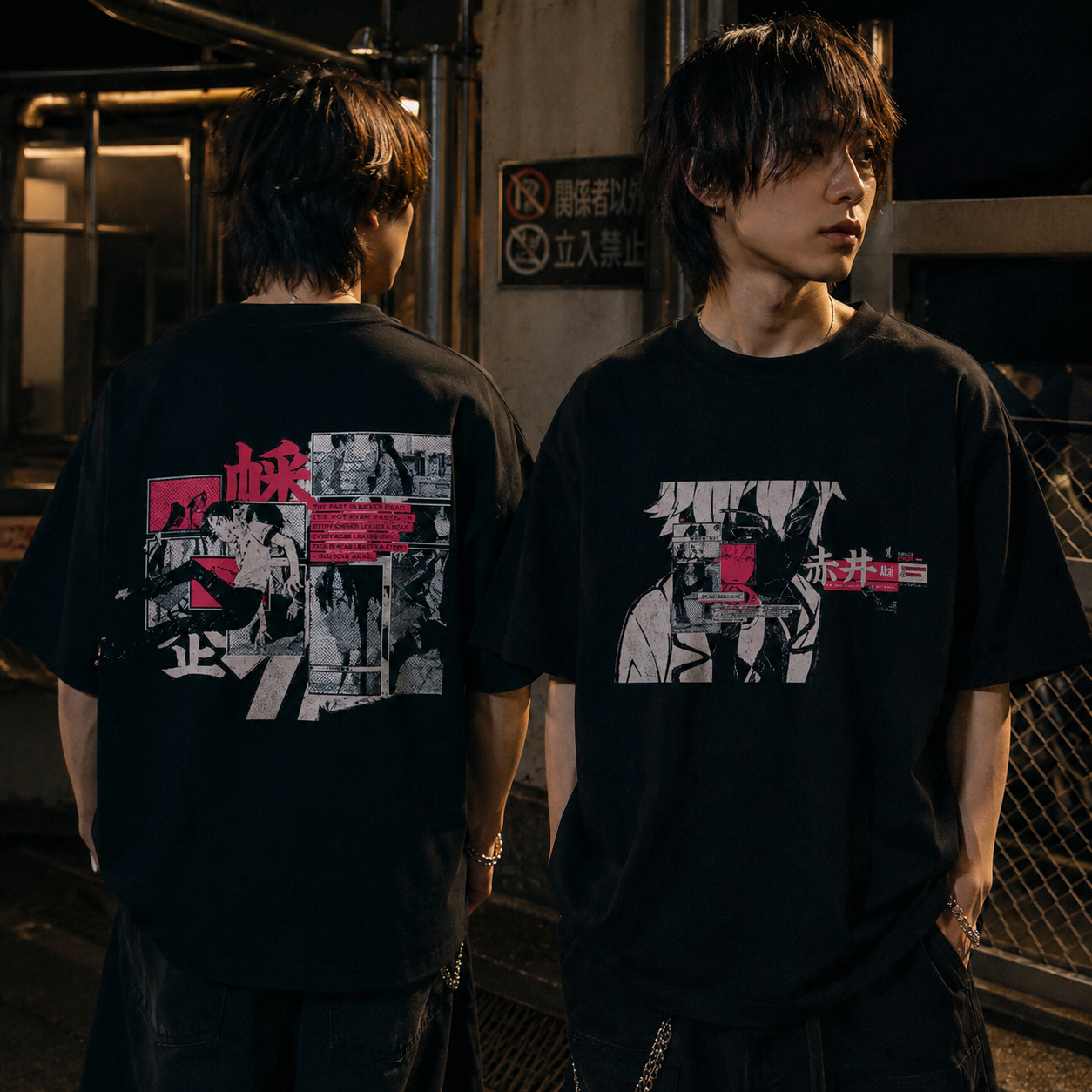 SHUICHI AKAI — DETECTIVE CONAN ANIME OVERSIZED TEE