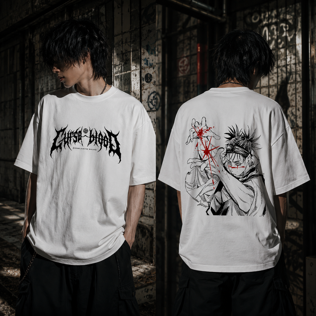 CURSE BLOOD — CHOSO JUJUTSU KAISEN OVERSIZED TEE