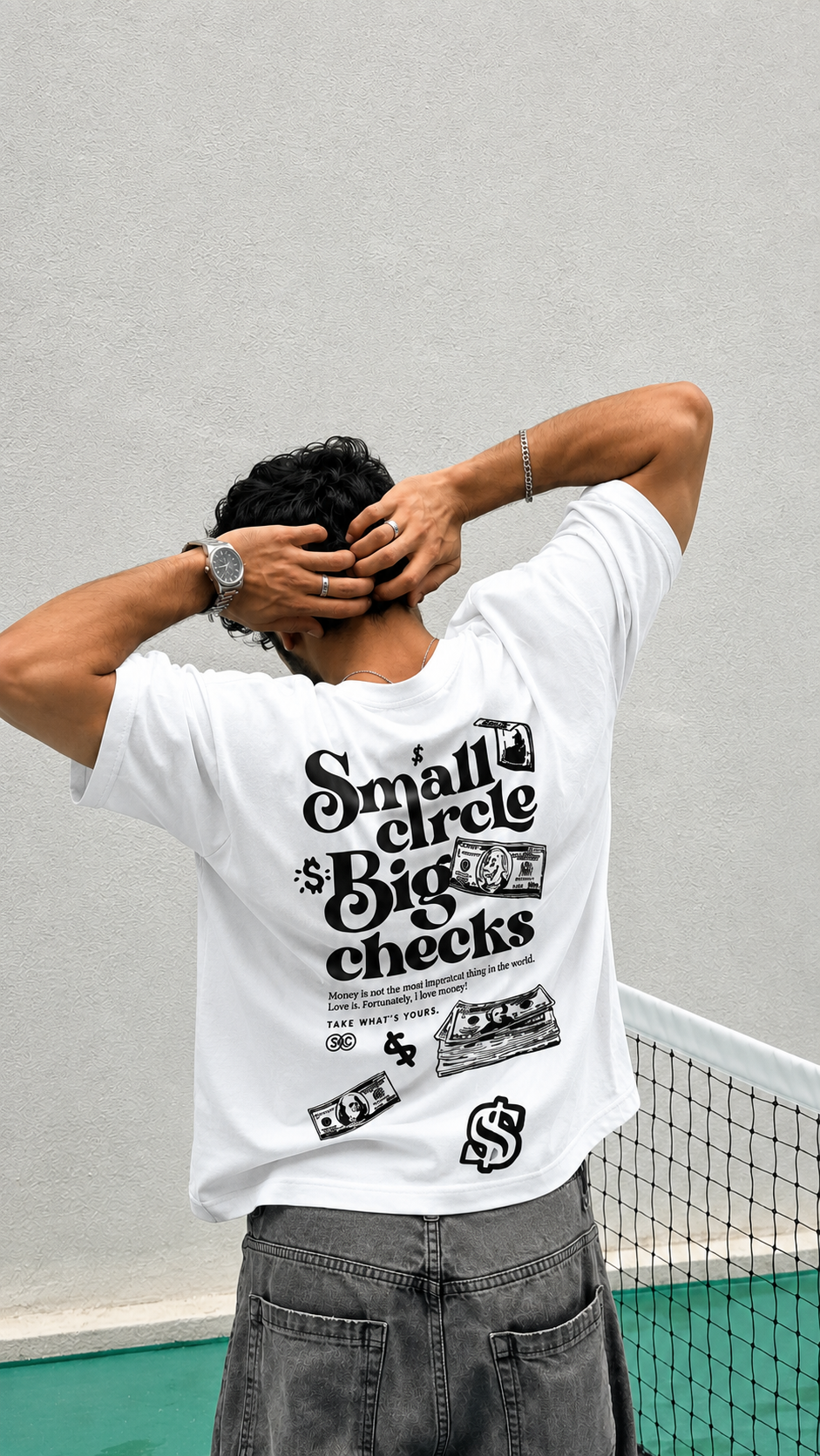 MONEY TALKS — Oversized Tee