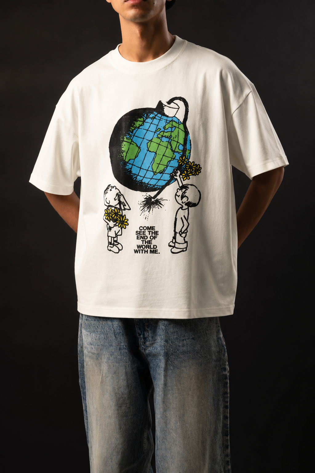 SAVE EARTH — Oversized Tee