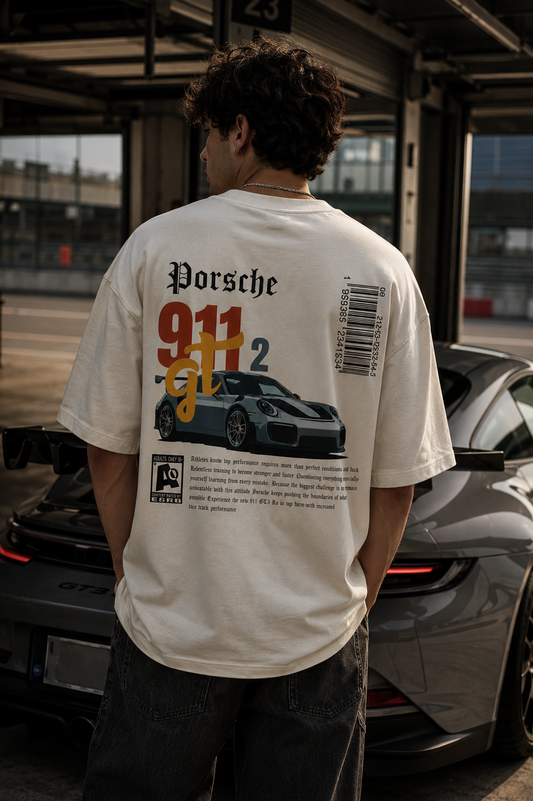 Porsche 911 GT2 Oversized Graphic Tee