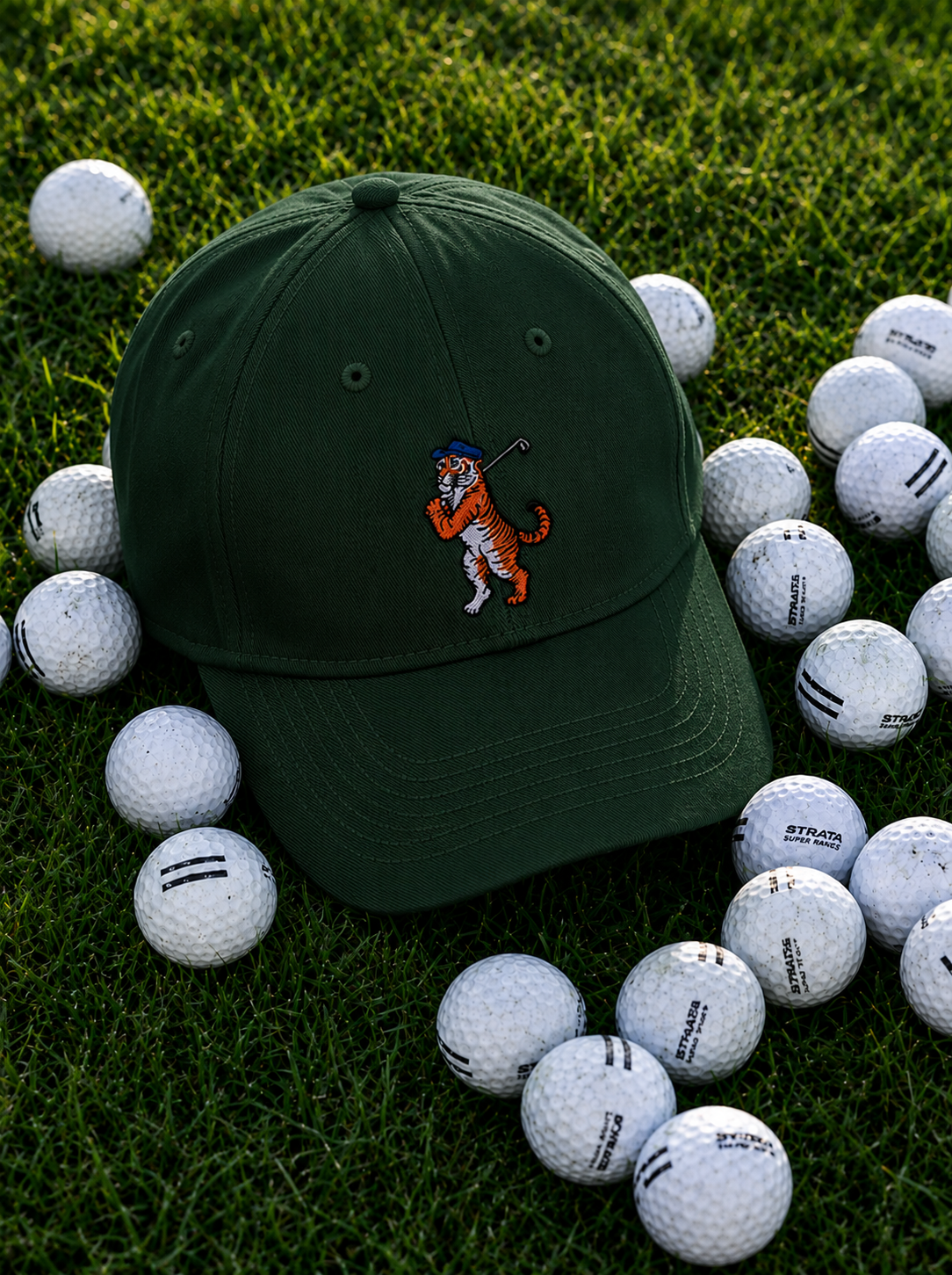 Golf Tiger Embroidered Baseball Cap