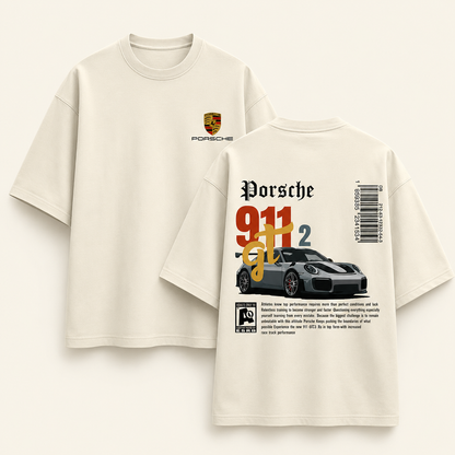 Porsche 911 GT2 Oversized Graphic Tee