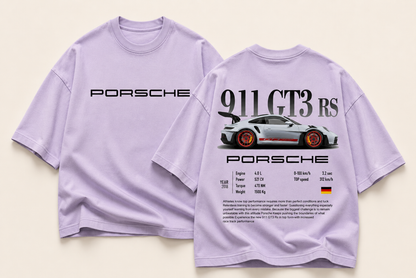 Porsche 911 GT3 RS Oversized Graphic Tee
