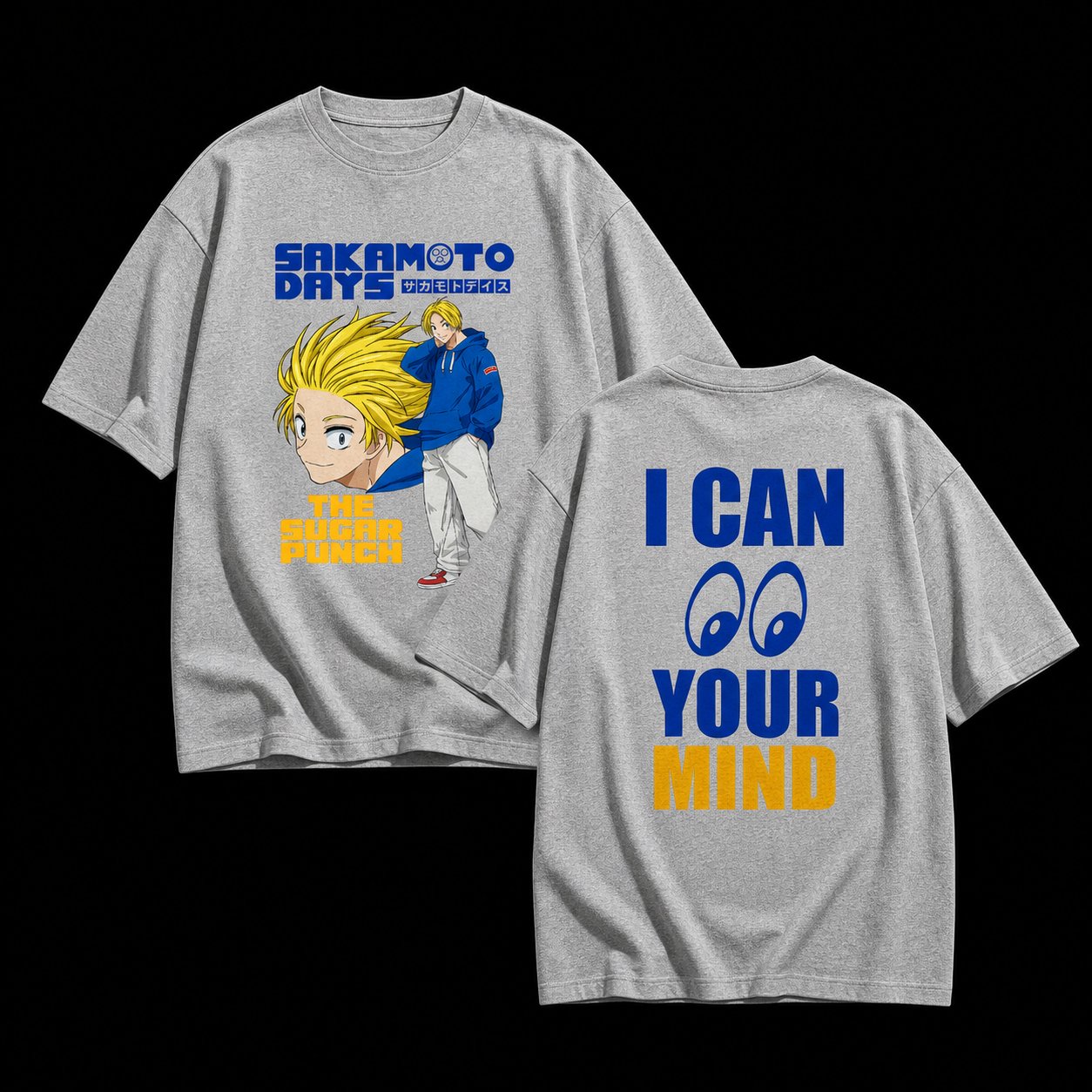 I Can See Your Mind – Sakamoto Days Oversized Graphic Tee