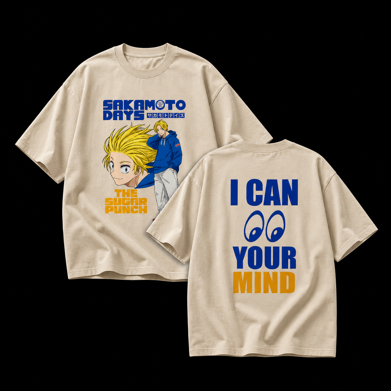 I Can See Your Mind – Sakamoto Days Oversized Graphic Tee